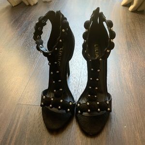 Maison Alaia Bombe T-strap Inspired Heels, ALAÏA